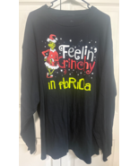 Grinch Christmas Feeling GrInchy In Florida 2XL Long Sleeve Black T Shir... - $20.17 CAD