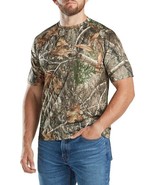 Men&#39;s RealTree Edge Camo Short Sleeve T-shirt Camouflage Hunting Medium ... - £3.83 GBP+