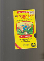 A Golden Book Video - 3 Amye Rosenberg Stories (VHS, 1985) - £4.81 GBP