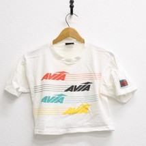 Vintage Avia Brand Crop Top T Shirt Large - £29.01 GBP