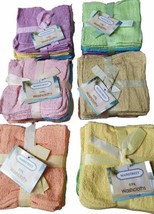 Wash Clothes 9 Pack Assorted Colors - £10.94 GBP
