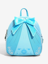 Loungefly Disney Cinderella Blue Bow Dress Mini Backpack NWT - $79.99