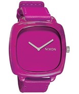 NWOT Nixon A167645-00 Women&#39;s &quot;The Shutter&quot;  Shocking Pink Marbled Case ... - £43.61 GBP