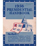 Vintage 1956 Presidential Handbook Dwight D. Eisenhower Adlai Stevenson - $4.00