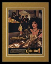Joan Collins 1987 Cuervo Tequila Framed 11x14 ORIGINAL Vintage Advertise... - $34.64