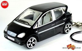 Rare Key Chain Black Mercedes A Class 140/160/190/210 W168 Great Gift Or Diorama - $48.98