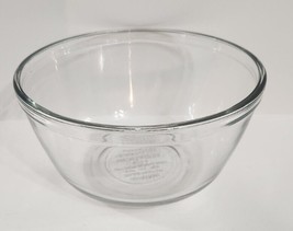 Anchor Ovenware 1057 VTG Clear Glass 1.5 Qt Mixing Bowl USA 18 - £9.10 GBP