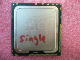 QTY 1x INTEL Six-Cores Xeon CPU X5690 3.46GHZ/12MB LGA1366 SLBVX damaged... - $85.50