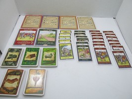 Settlers of Catan Spare Parts Wheat Ore Brick Wood Sheep Development Cards lot - £11.03 GBP