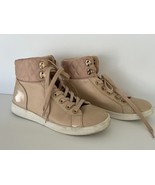 Aldo Women&#39;s High Top Quilted Nude (beige)  Sneakers Size 9 - $567.28 MXN