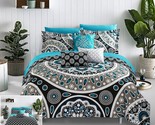 Chic Home Mornington Large Scale Contempo Bohemian Reversible Printed wi... - $166.99