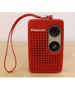 Vintage PANASONIC AM Transistor Radio Model R-1013 Red - Tested Work\ing - $29.64 CAD