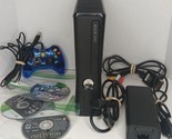 Microsoft Xbox 360 Model 1439 250GB Console, Wired Controller, Cables, 3... - $89.09