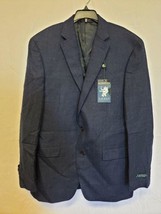 $375 Lauren Ralph Lauren Mens Suit Jacket Blue Plaid Size 42L - £28.69 GBP