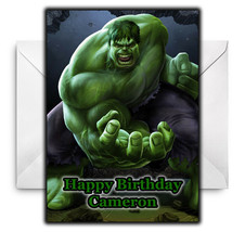 INCREDIBLE HULK Personalised Birthday / Christmas / Card - Large A5 - £3.33 GBP