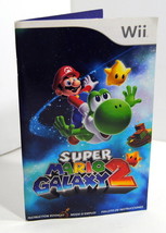 Instruction Manual Only for Super Mario Galaxy 2 Nintendo Wii, 2010 Vide... - £12.49 GBP