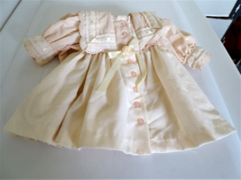 High Quality Dress &amp; 2 Undergarments Beige/Pink for Medium Size Baby Doll - £27.52 GBP