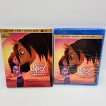 Spirit Untamed: The Movie (BLU-RAY + Dvd + Digital + Slipcover) New In Box - £7.74 GBP