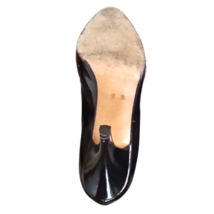 Vintage Neiman Marcus Pumps Patent Black Leather Cut Outs Size 7 B image 10