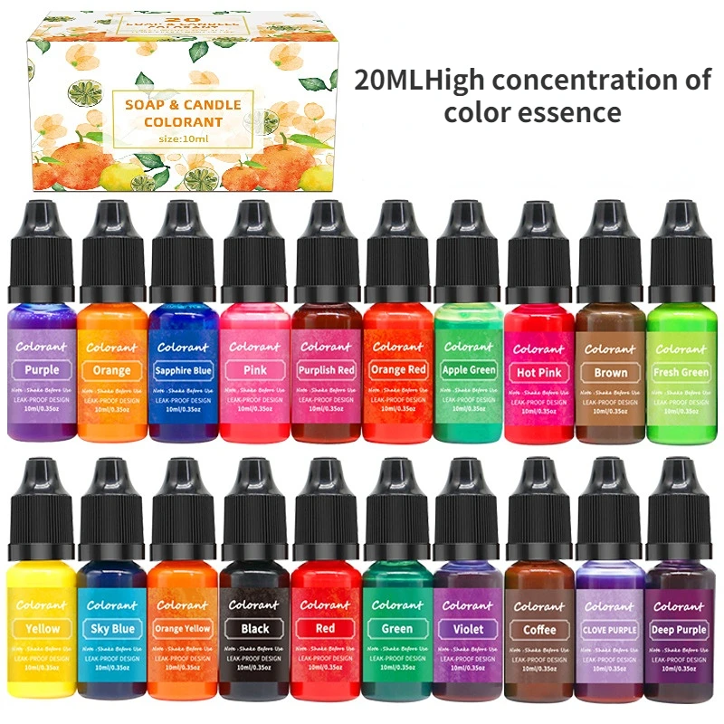 Sporting Highly Concentrated Aromatherapy Candle Color Essence Diy Handmade Soap - £23.52 GBP