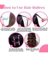 Self Grip Rollers Hair Curlers 30Pcs Set with 18Pcs Hair Roller 3 Sizes (6 Large - $17.98