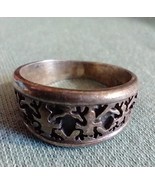 Vtg. Sterling Silver Celtic Ring Size 7 - $40.74 CAD