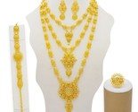 Ashion jewellery sets for women gold color afrian nigerian jewelery luxury wedding thumb155 crop