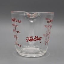 Vintage Fire-King #496 1 Cup/8 oz Measuring Cup Clear Glass Red Letterin... - £11.62 GBP