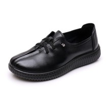 Loafers Genuine Leather Sneakers for Women Flat Heel Women&#39;s Autumn Shoes Ladies - £37.28 GBP