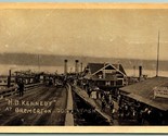 HB Kennedy Steamship at Dock Bremerton Washington WA 1910 DB Postcard E13 - £32.58 GBP