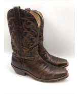 Moonshine Spirit Mens Brown Leather Western Cowboy Boots Size 10.5 D Squ... - $1,216.80 MXN