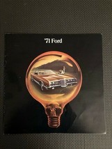 1971 FORD AUTOMOBILE CAR ADVERTISING SALES BROCHURE GUIDE VINTAGE - $4.50