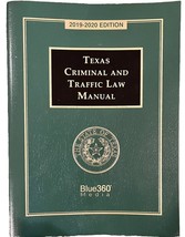 Texas Criminal and Traffic Law Manual : 2021-22 Edition by Blue360 Media - £55.87 GBP