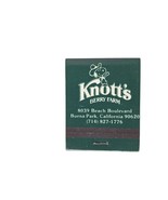 Vintage Matchbook Knott&#39;s Berry Farm Buena Park CA Full Unstruck Adverti... - $15.25
