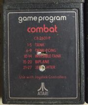 Atari 2600 Combat CX2601 Cartridge – Classic Multiplayer Game - $14.85