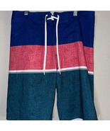 Old Navy Blue Swim Board Shorts with Drawstring - $161.55 MXN