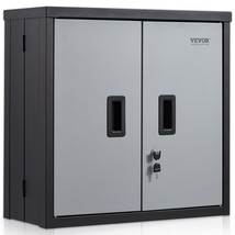VEVOR Foldable Wall Cabinet, Metal Garage Cabinet Wall Mounted 26&quot; Small... - $2,603.93 MXN