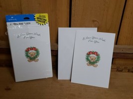 Vintage Hallmark 1980s New Years Cards and Envelopes Set of 4 - £14.38 GBP