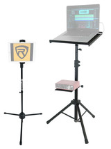 Rockville RLS67 Laptop Tablet Stand w/ Tripod, Tilt and Grip + Smartphon... - £106.97 GBP