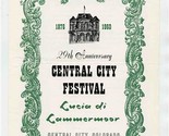 Central City Festival 1960 Colorado Brochure &amp; Program Lucia di Lammermoor  - £21.70 GBP