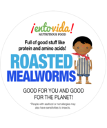 Whole Roasted Mealworms - 2 Ounces - £15.42 GBP