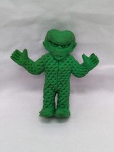 Vintage Keshi Ultraman Alien Gashapon Green 1 1/4&quot; Rubber Toy Figure - $19.79