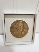 Patrick Henry Hall Of Fame Great American Bronze Medallion Medallic Art Co Nyu - £37.88 GBP