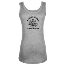 New Tough Girls Save Lives Designs Womens Girls Sports Vest Sleeveless Tank Tops - $12.39