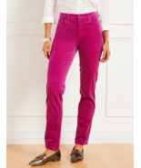 Talbots Stretch Plush Chic Corduroy Hot Pink Straight Leg High Rise, Siz... - $711.26 MXN