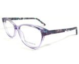 Cote D&#39;Azur Gafas Monturas CDA-318 C2 Morado Transparente Azul Carey 54-... - $55.73