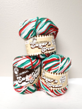 Lily Yarn The Original Sugar 'n Cream Mistletoe  100% Cotton 2 oz  Lot of  3 - $11.88
