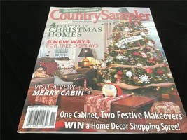 Country Sampler Magazine December 2021 6 New Ways for Tree Displays - £8.69 GBP