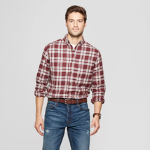 Goodfellow &amp; Co™ ~ Plaid ~ SMALL ~ Standard Fit ~ Long Sleeve ~ Flannel ... - $30.00