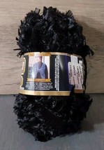 Bernat Boa Raven Black 1 Skeins Eyelash Yarn 71 Yards 1.75oz - £7.10 GBP